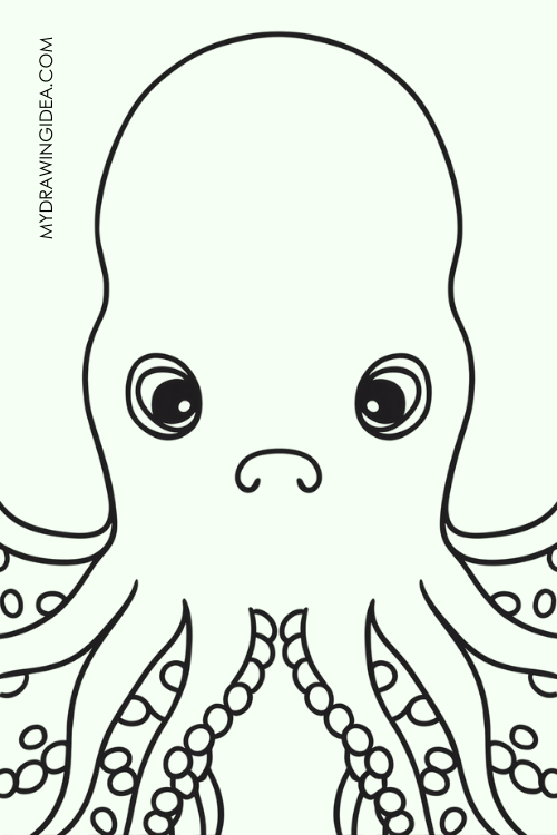 Serious Octopus Drawing idea