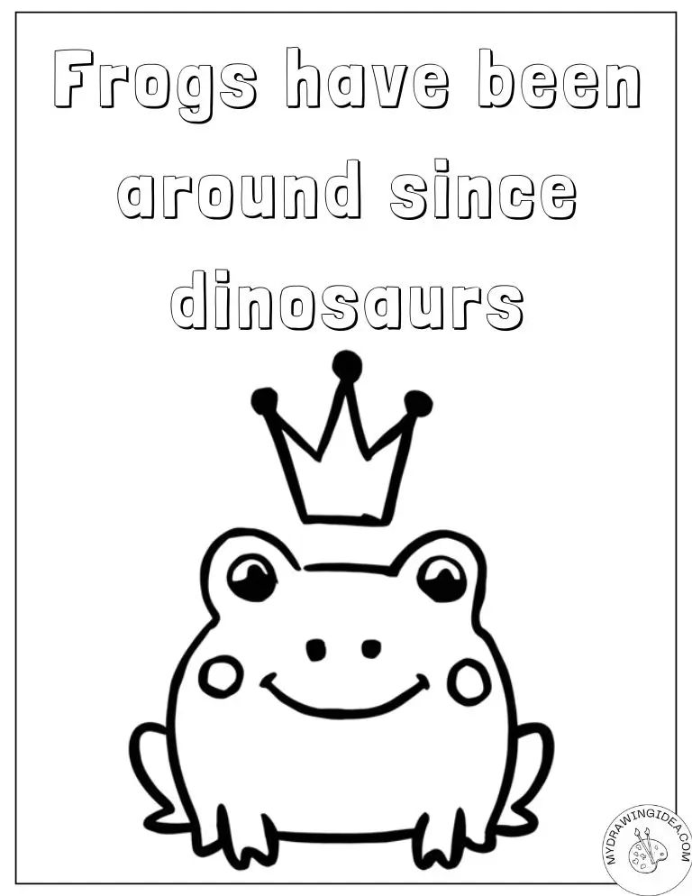Educational Royal Frog - Frog and Toad Coloring Sheets Free