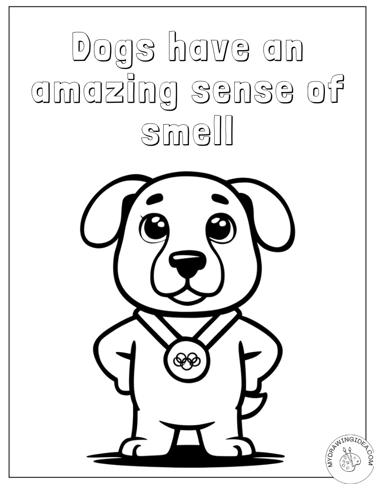 Award Winner Pup Coloring Pages Dogs