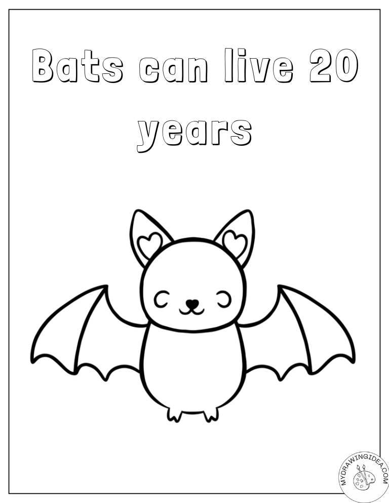 Love-Themed Educational Printable Bat Craft